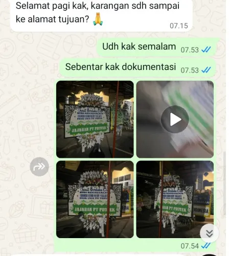 Pengiriman Papan Bunga Selamat Selapajang Jaya