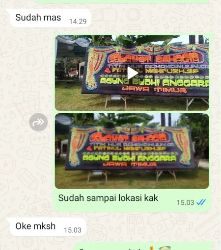 Pengiriman Papan Bunga Selapajang Jaya