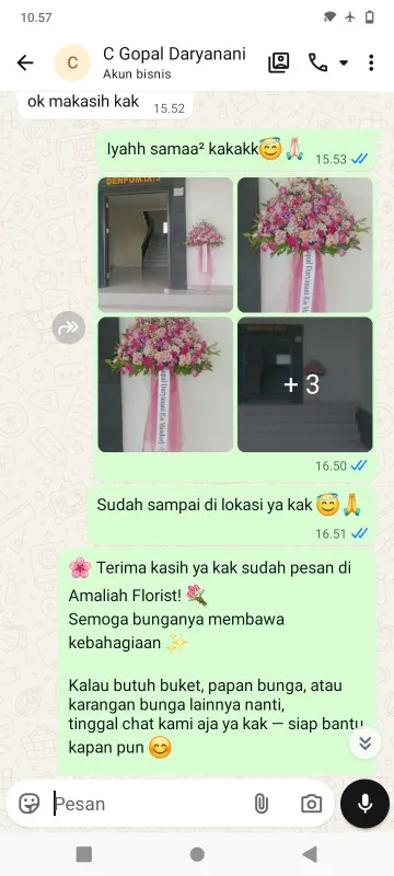 Pengiriman Karangan Bunga Selapajang Jaya